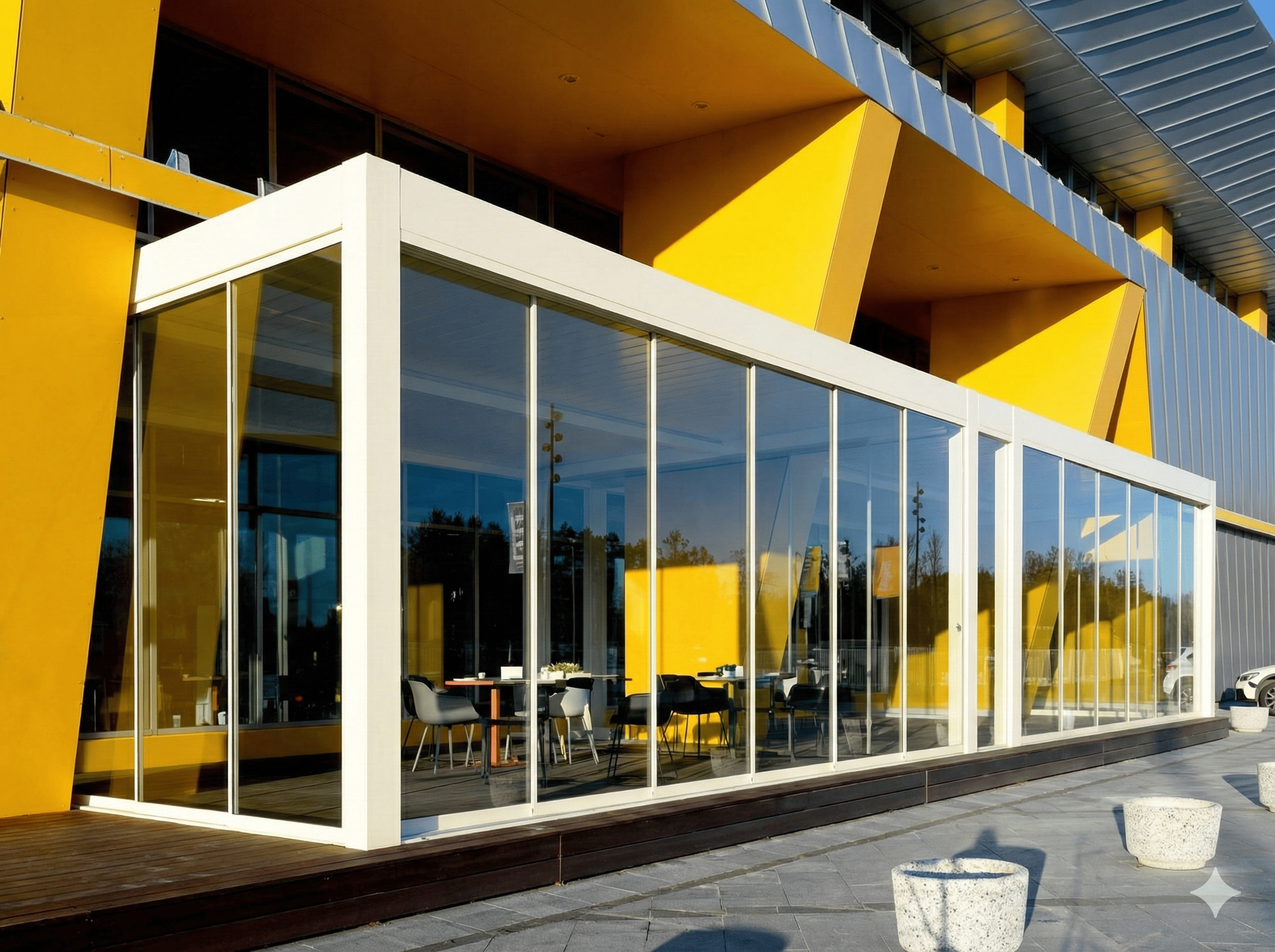 Биоклиматические перголы для HoReCa